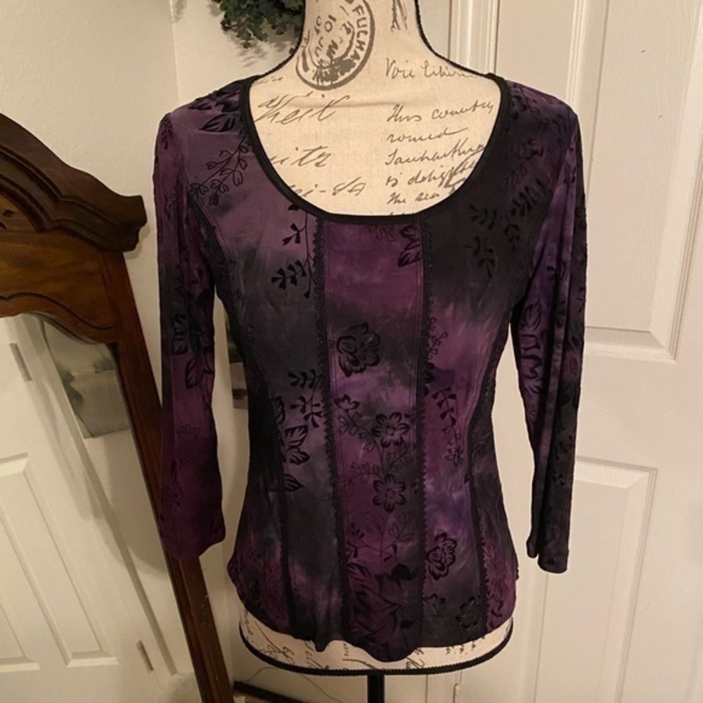 🌺Sere Nade purple blouse size Small